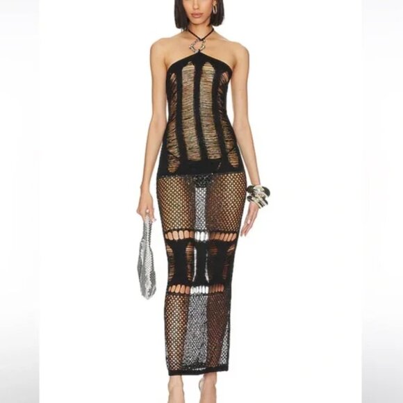 Jaded London Other - Jaded London | Love Maxi Dress in Black